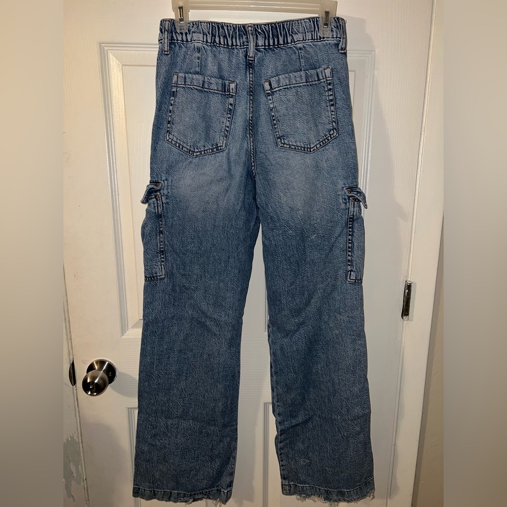 Aeropostale Baggy Cargo Jeans | Women’s Small Reg - Picture 3 of 6